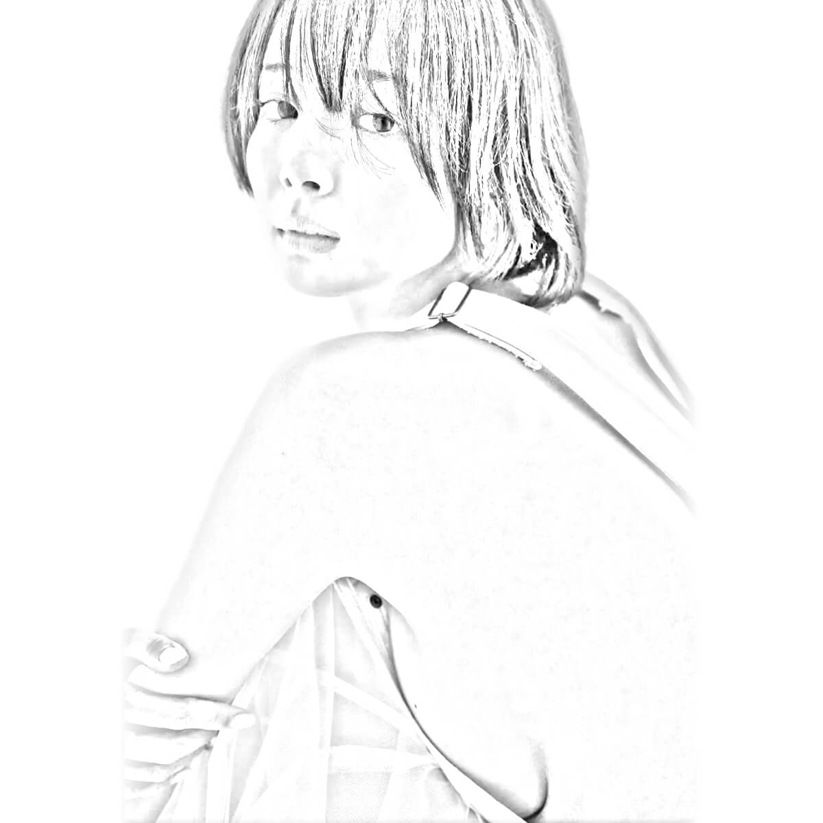 岡田 紗佳 スケッチ