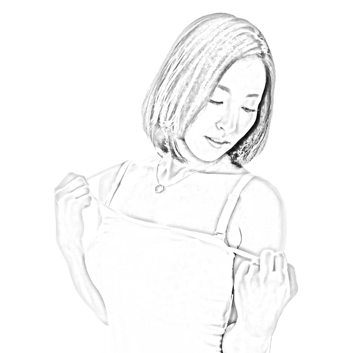 谷原 希美 スケッチ