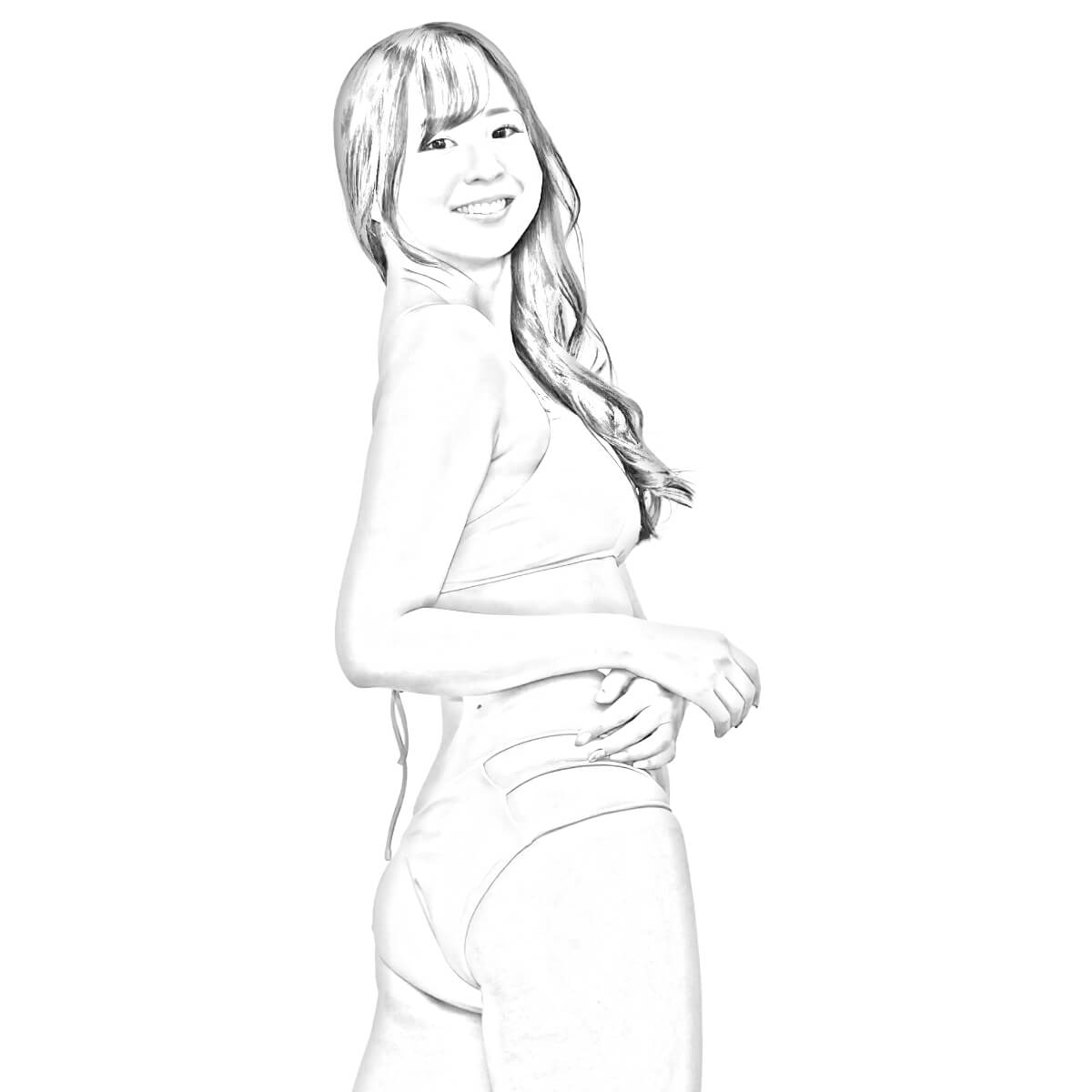 安田 七奈 スケッチ