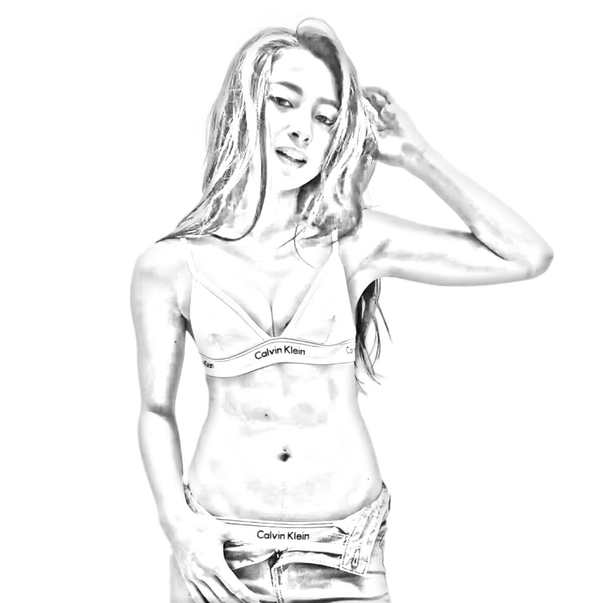 ゆきぽよ スケッチ